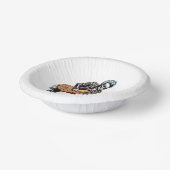 Rock and Roll Skeletons Verjaardagsfeest Papieren Kommen (Gebogen)