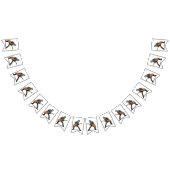 Rock and Roll Skeletons Verjaardagsfeest Vlaggetjes (Alle)