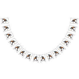 Rock and Roll Skeletons Verjaardagsfeest Vlaggetjes