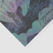 Rock and Roll Skull and Bats Decoupage Paper Tissuepapier (Detail)