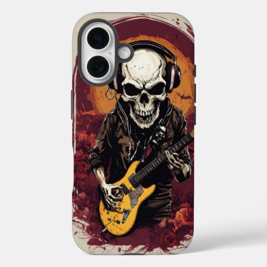 Rock and Roll Skull iPhone-hoesje Case-Mate iPhone Case (Achterkant)