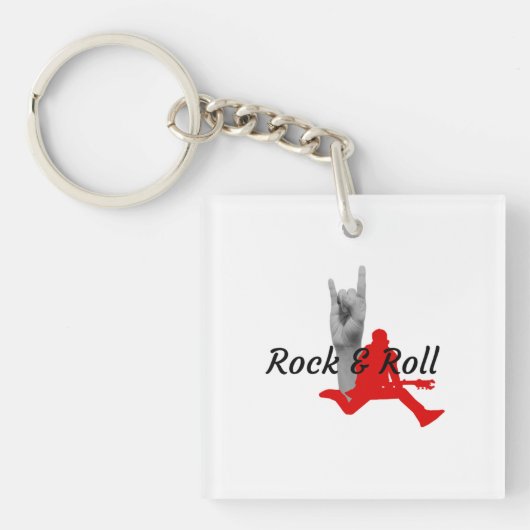 Rock And Roll Sleutelhanger (voorkant)