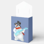 Rock and Roll Snowman Gift Box Bedankdoosjes (Geopend)
