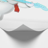 Rock and Roll Snowman inpakpapier (Hoek)
