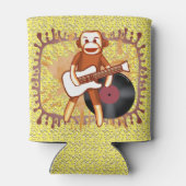 Rock and Roll Sock Monkey wordt vertaald naar: Roc Blikjeskoeler (Achterkant)