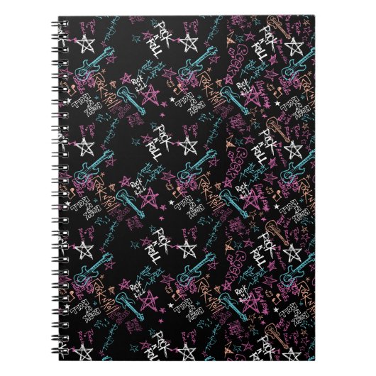 Rock and Roll Spiral Foto Notitieboek (Voorkant)