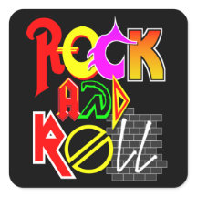 Rock and Roll Sticker