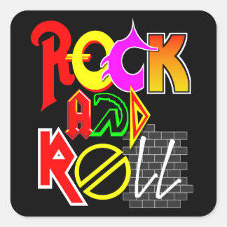 Rock and Roll Sticker