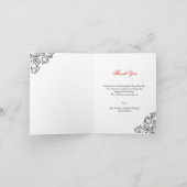 Rock and Roll Trouw Dank Je Bedankkaart (Binnen)