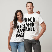 rock and roll vet logoontwerp t-shirt (Unisex)