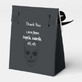 Rock and Roll Wedding Bedankdoosjes (Achterkant)