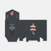 Rock and Roll Wedding Bedankdoosjes (Uitgevouwen)