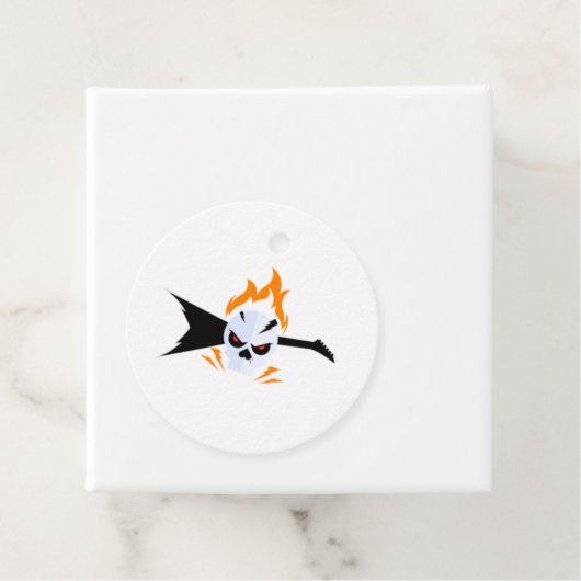 Rock and Roll Wedding Bedankjes Labels (In situ)