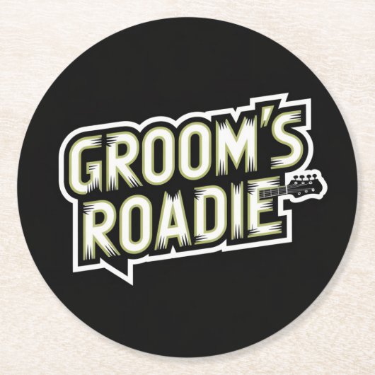 Rock and Roll Wedding Party Onderzetters (Voorkant)