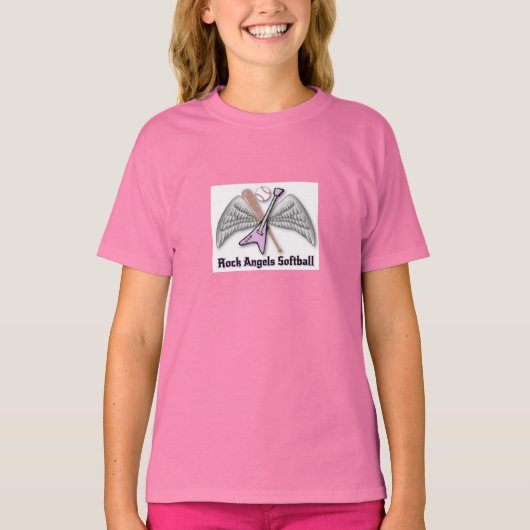 Rock Angels Softball T-shirt (Voorkant)