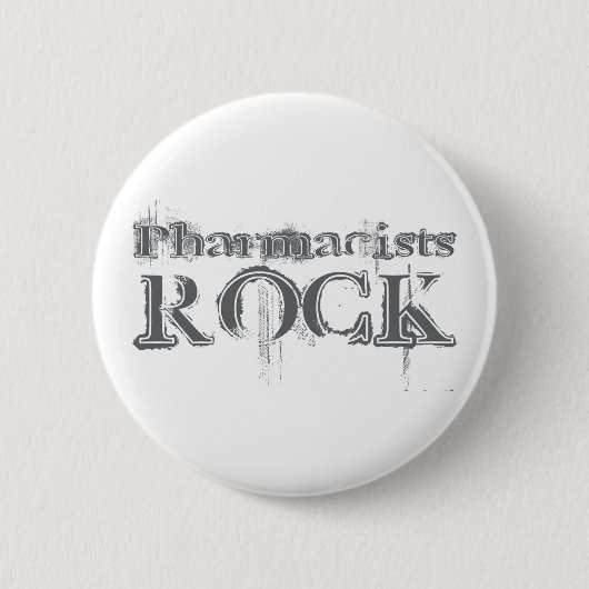 Rock apothekers ronde button 5,7 cm (Voorkant)