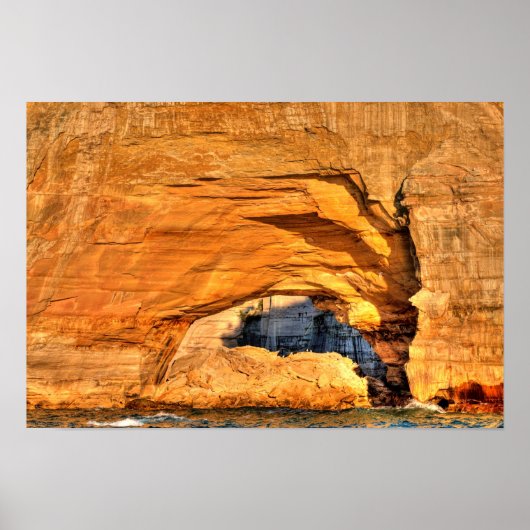 Rock Arch, Pictured Rocks National Lakeshore, MI Poster (Voorkant)