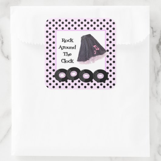 Rock Around the Clock Sticker (Tas)