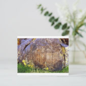 Rock Art Archaic Sjabloon Briefkaart (Staand voorkant)
