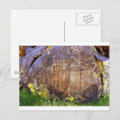 Rock Art Archaic Sjabloon Briefkaart (Voorkant / Achterkant)