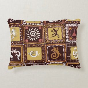 Rock Art Imitatie:  Patroon. Accent Kussen