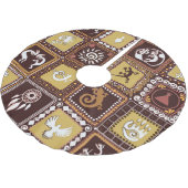 Rock Art Imitatie: Patroon. Kerstboom Rok (Gekanteld)