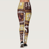 Rock Art Imitatie:  Patroon. Leggings (Achterkant)