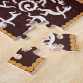 Rock Art Imitatie:  Patroon. Legpuzzel (Zijkant)