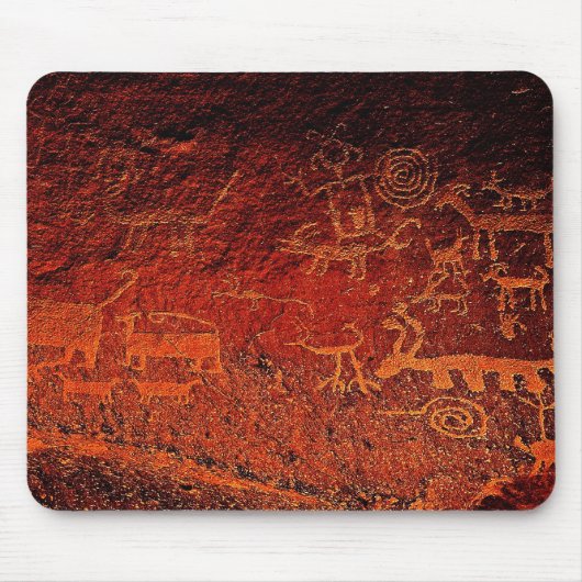 Rock Art Mousepad Muismat (Voorkant)