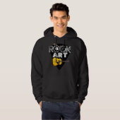 Rock Art Music Hoodie (Voorkant volledig)