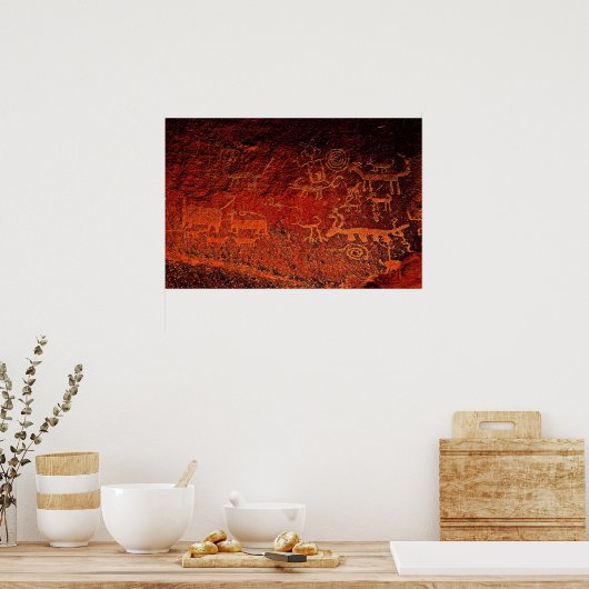 Rock Art Poster (Keuken)