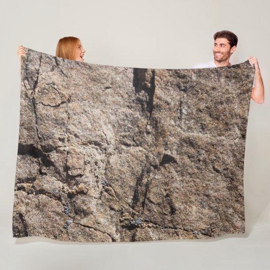 Rock Art - The Art of Natuur Fleece Deken (In situ)