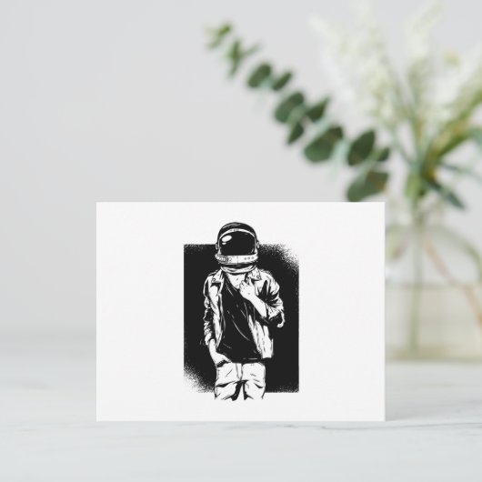 Rock Astronaut Briefkaart (Staand voorkant)