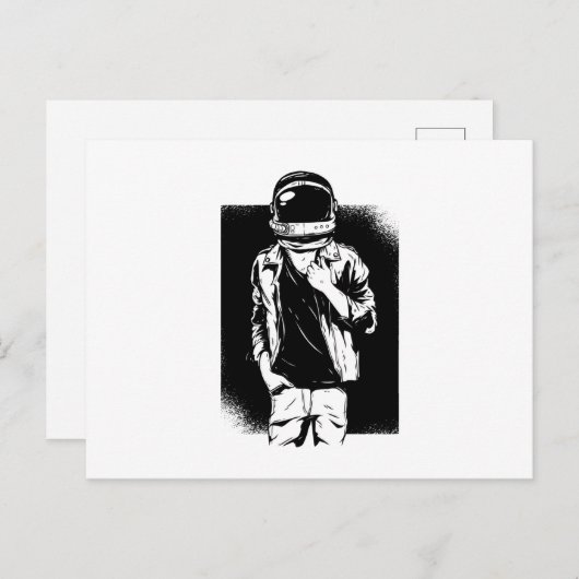 Rock Astronaut Briefkaart (Voorkant / Achterkant)
