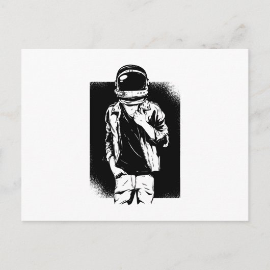 Rock Astronaut Briefkaart (Voorkant)