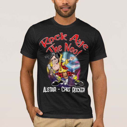 Rock Aye The Noo! T-shirt (Voorkant)