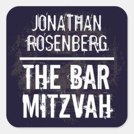 Rock Band Bar Mitzvah Sticker in zwart
