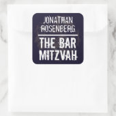 Rock Band Bar Mitzvah Sticker in zwart (Tas)