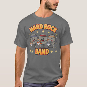 Rock Band Funny Rocker Stones Geologie Muziek Pun T-shirt