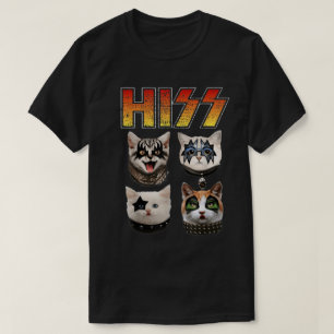 Rock Band Katten Miauwtal Legends Design T-shirt