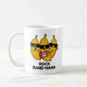 Rock Band-nana Grappige Banaan Pun Koffiemok (Links)
