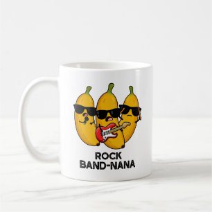 Rock Band-nana Grappige Banaan Pun Koffiemok