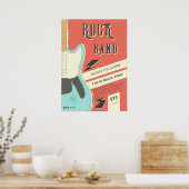 Rock Band – Retro Music Event Design Poster (Keuken)