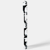 Rock Band Silhouette Pattern.w Black BG Case-Mate iPhone Case (Achterkant / Links)