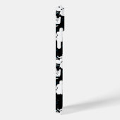 Rock Band Silhouette Pattern.w Black BG Case-Mate iPhone Case (Achterkant / Rechts)