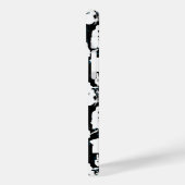 Rock Band Silhouette Pattern.w Black BG Case-Mate iPhone Case (Achterkant / Links)