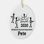 Rock Band Stick Figuur, personaliseren Keramisch Ornament (Rechts)