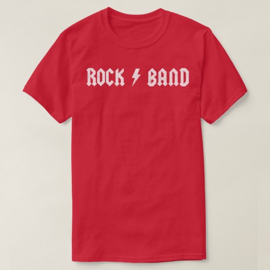 Rock Band T-shirt (Design voorkant)
