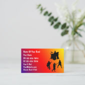 Rock Band Visitekaartje (Staand voorkant)