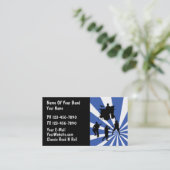 Rock Band Visitekaartje (Staand voorkant)